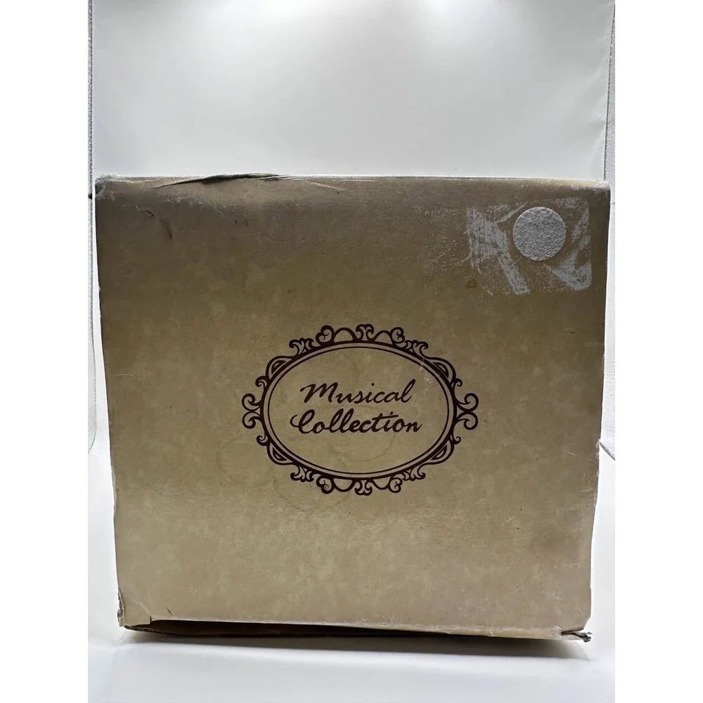 Enesco Musical Collection Sewing Machine Mice Music Box Vintage Works